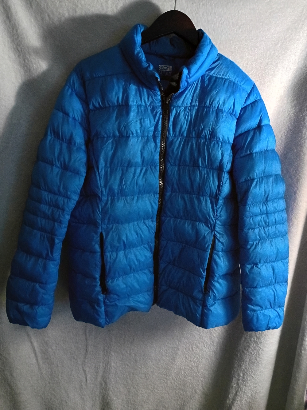 32 Degrees Women's Blue Puffer Coat